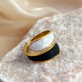 Black and White Ring